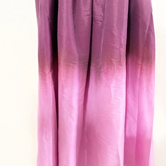 Acler Redin Ombré Maxi Pink Structured Lace Up Back Dress size US 8 $550 MSRP - Picture 12 of 13